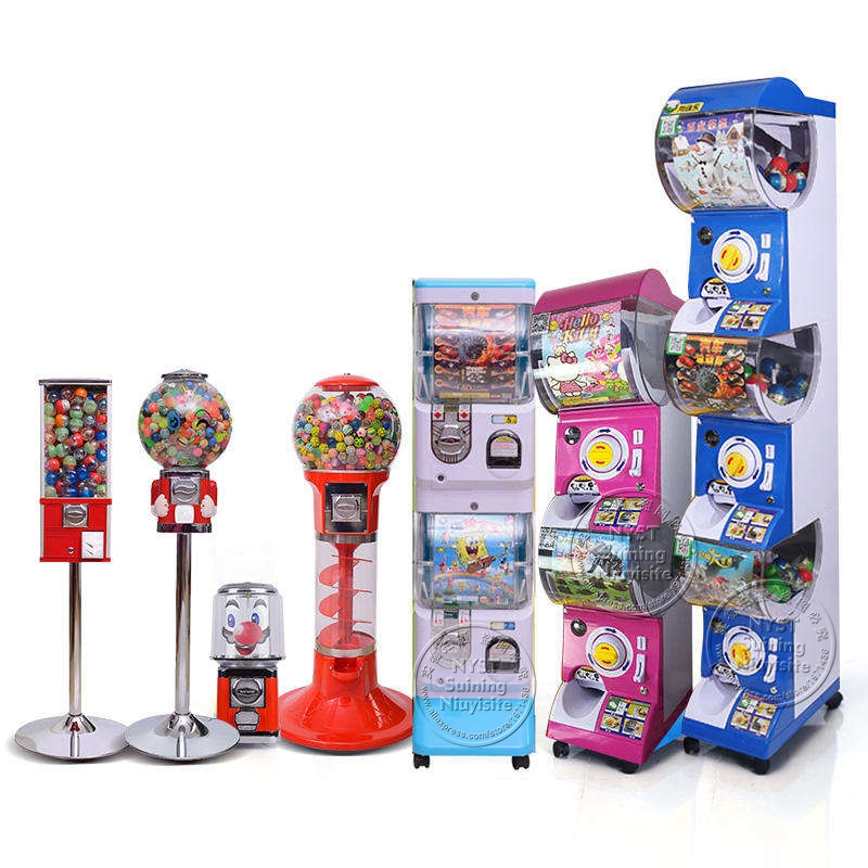 Kids Toys Vending Machine - ตู้กาชาปองของเล่นแคปซูลจากสหรัฐอเมริกา ของขวัญลูกบอลกาชา ขนมกาชาปอง ตู้จำหน่ายสินค้าอัตโนมัติ ใช้เหรียญหรือโทเคน เครื่องเล่นเกมอาร์เคด