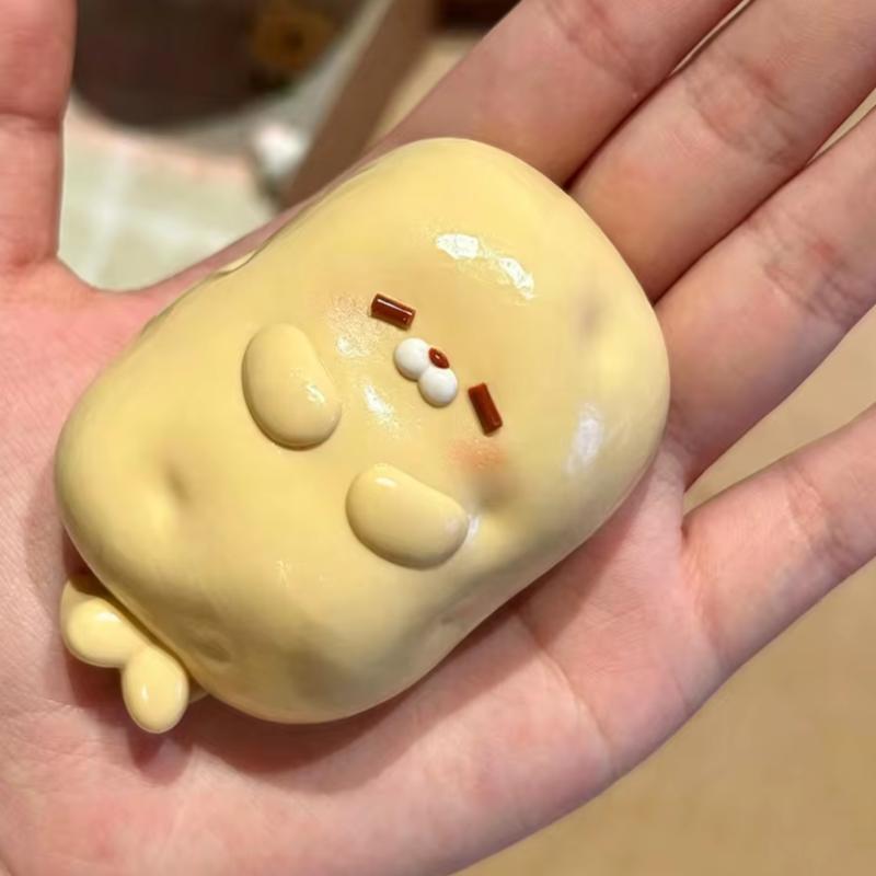 Kids Toys Easter - ของเล่นบีบมันฝรั่งรูปแมวน้ำน่ารัก บีบแล้วคืนรูปช้าๆ บรรเทาความเครียด ของขวัญสุดพิเศษสำหรับเด็กและผู้ใหญ่ เหมาะสำหรับใส่ในตะกร้าอีสเตอร์