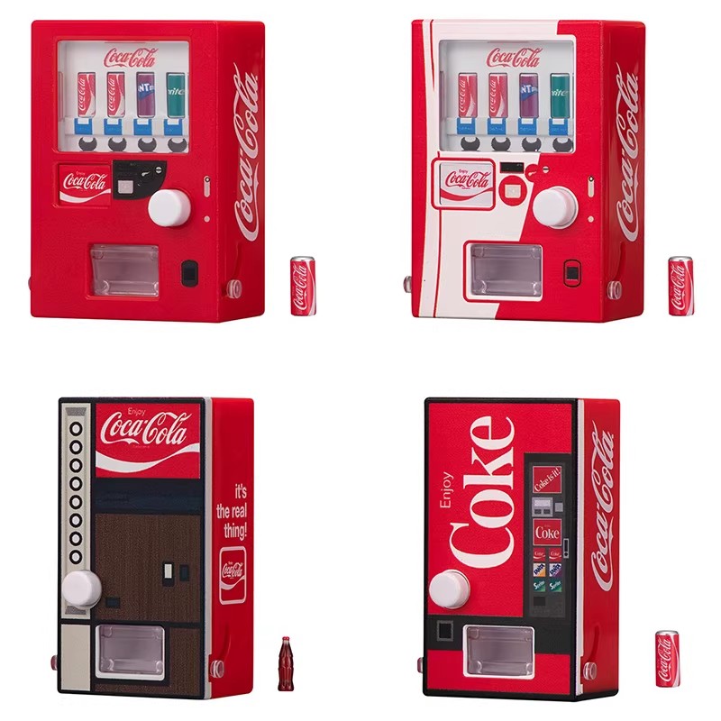 Kids Toys Vending Machine - ของเล่นจิ๋วจากตู้กาชาปอง 4 ชิ้น ของแท้จาก Bandai สำหรับเด็ก