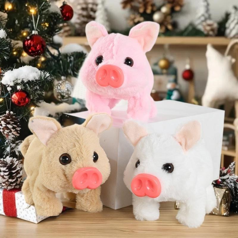 Kids Toys Easter - ของเล่นตุ๊กตาสัตว์อิเล็กทรอนิกส์เสมือนจริงแบบอินเทอร์แอคทีฟ ปลอดภัย ผิวสัมผัสนุ่มเหมือนจริง พร้อมระบบควบคุมด้วยเสียงอัจฉริยะ สำหรับเด็กเล็กในเทศกาลอีสเตอร์