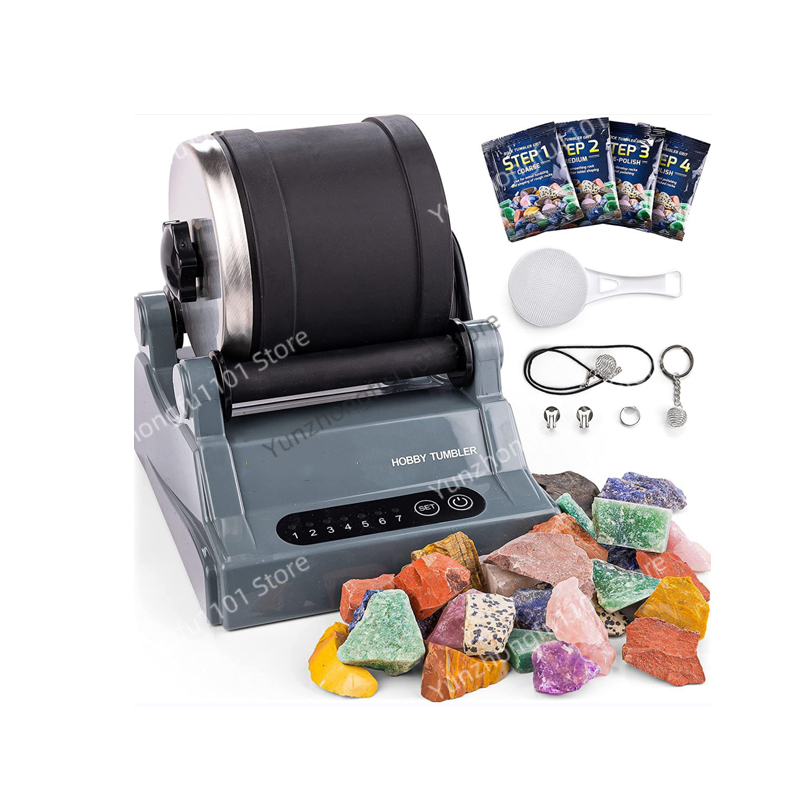 Kids Toys Electric - เครื่องขัดอัญมณีไฟฟ้าสำหรับเด็ก ชุดเครื่องเจียร DIY ของเล่นทดสอบการขัดหินสำหรับเด็กและผู้ใหญ่