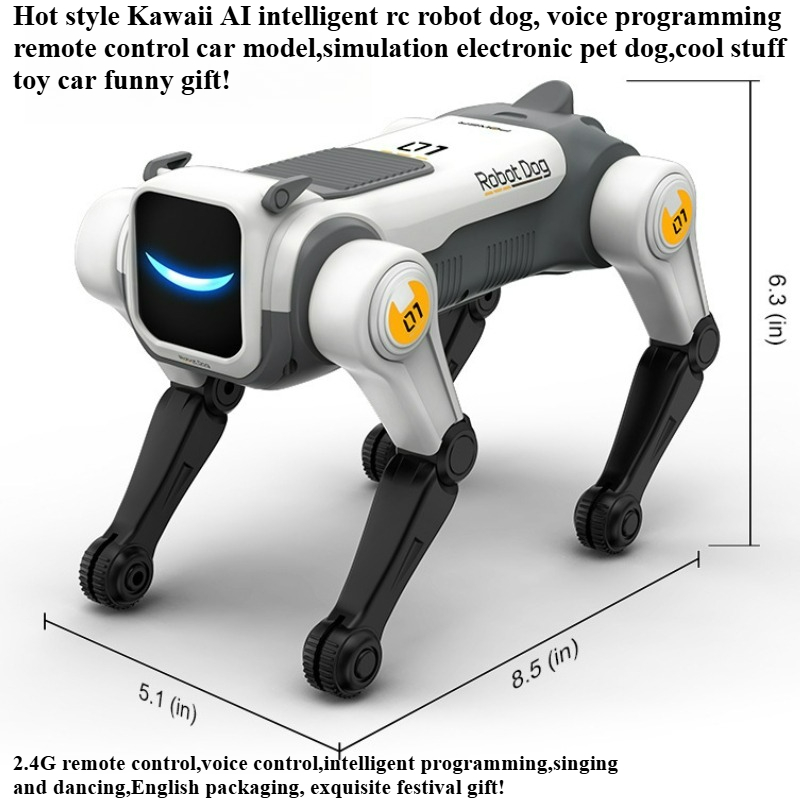 Remote Control Car - ของเล่นสุดเท่ รถของเล่น ของขวัญสุดฮา-สุนัขหุ่นยนต์ AI อัจฉริยะสุดน่ารัก ควบคุมด้วยรีโมท