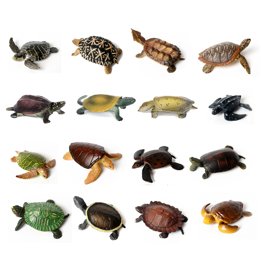 Kids Toys Under 1 Year - โมเดลเต่าทะเลขนาดเล็กเหมือนจริงตุ๊กตาเต่าทะเลของตกแต่งของตกแต่งตู้ปลาพิพิธภัณฑ์สัตว์น้ำ