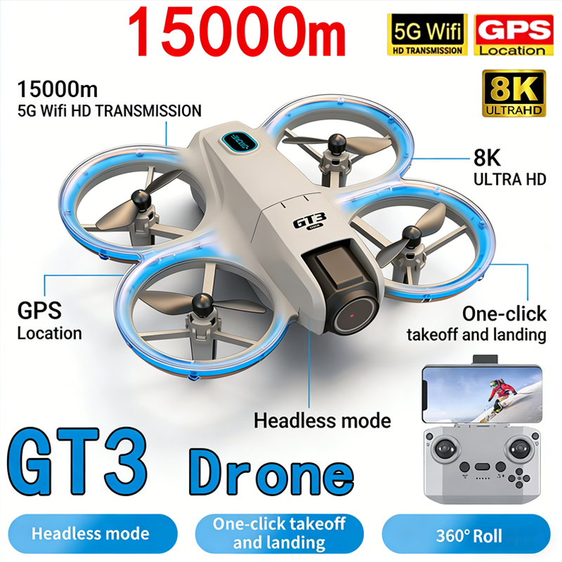 โดรนรุ่นใหม่ GT3 MAX 8K HD ถ่า - Toys For Kids Video บทวิจารณ์และราคา
