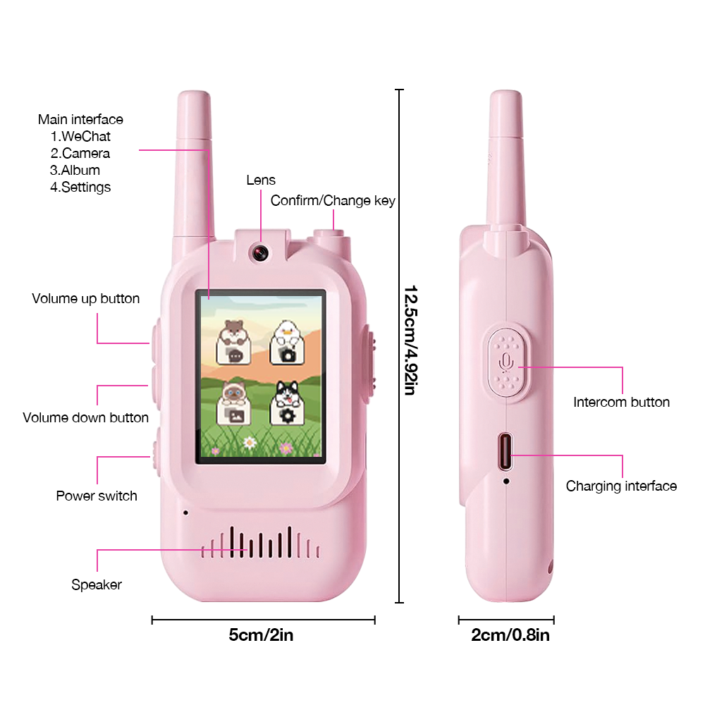 วอล์คกี้ทอล์คกี้วิดีโอแบบชาร์จ - Toys For Kids Video บทวิจารณ์และราคา