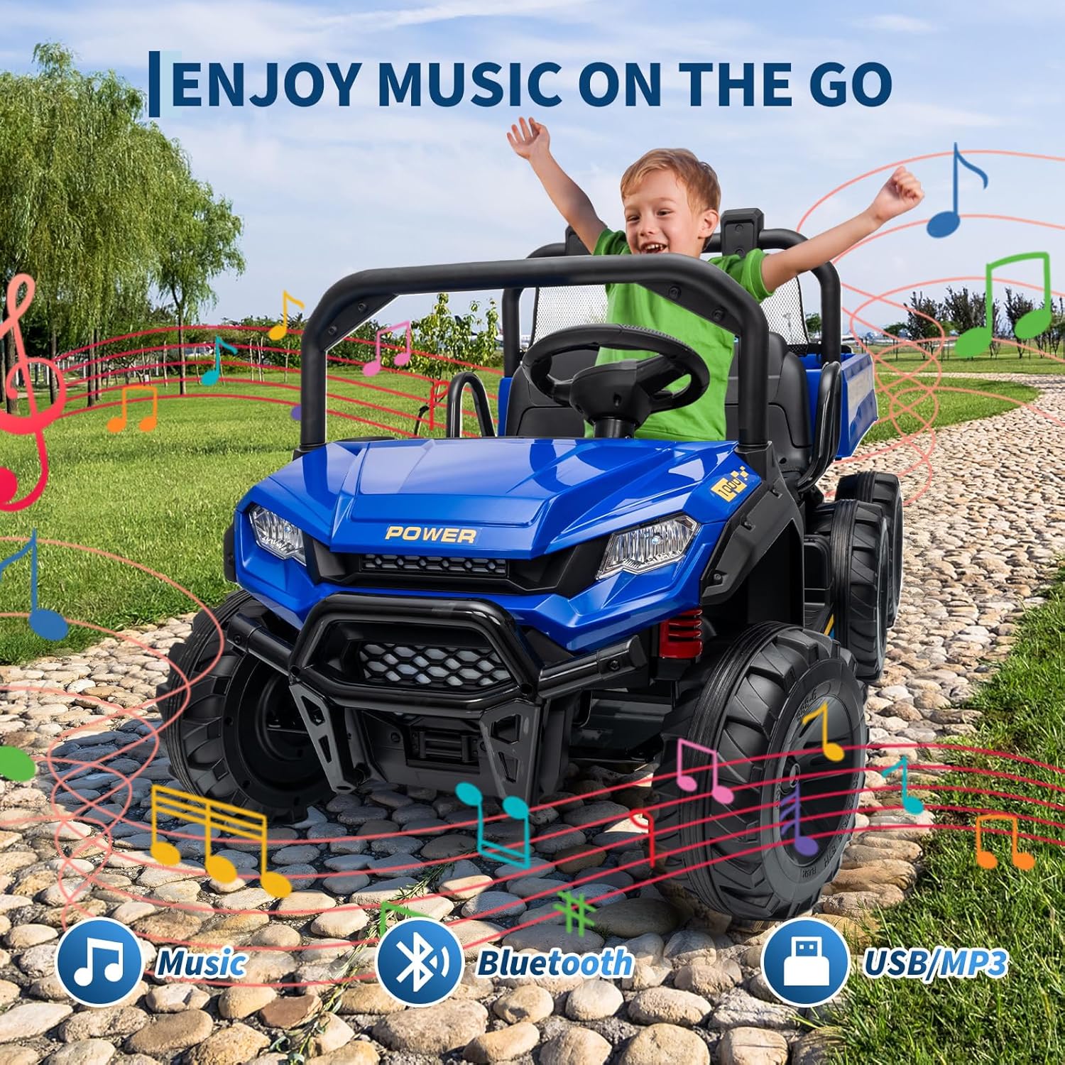 รถดั๊มพ์เด็กนั่งขับ 24V 4WD 2  - Kids Toys Electric บทวิจารณ์และราคา
