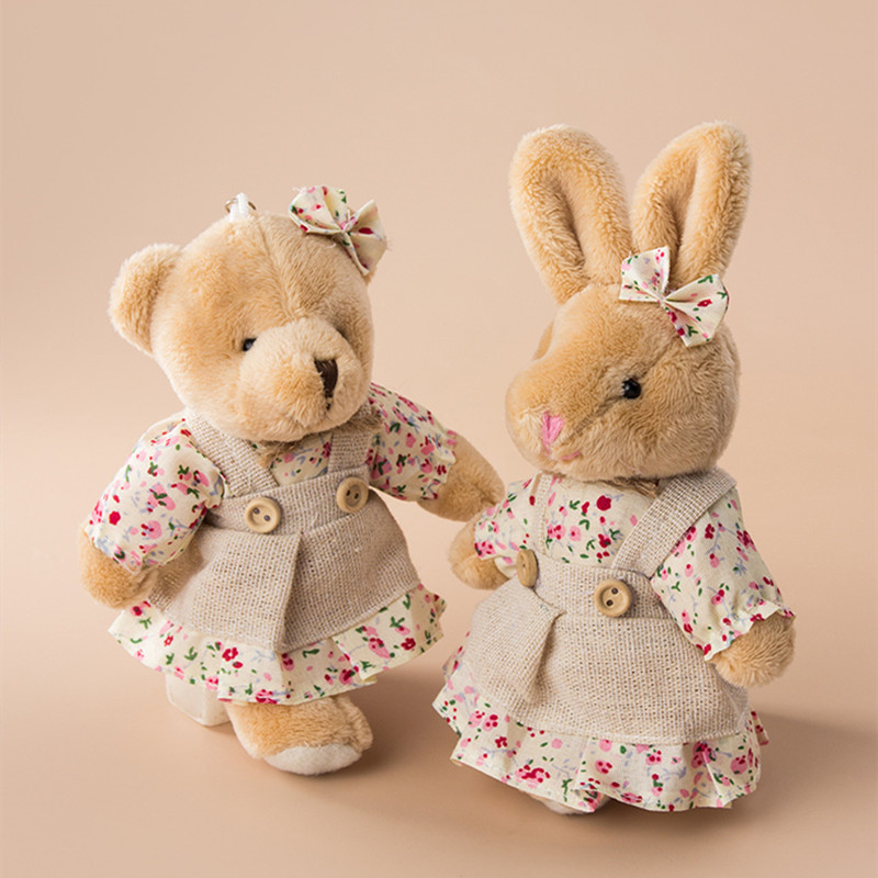 ตุ๊กตากระต่ายคู่หมี4ชิ้น/ล็อตต - Kids Toys Deals บทวิจารณ์และราคา