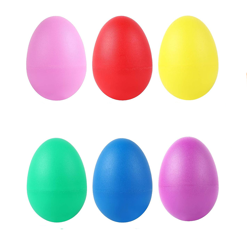 2 ชิ้นพลาสติกไข่ Shakers Percu - Kids Toys Easter บทวิจารณ์และราคา
