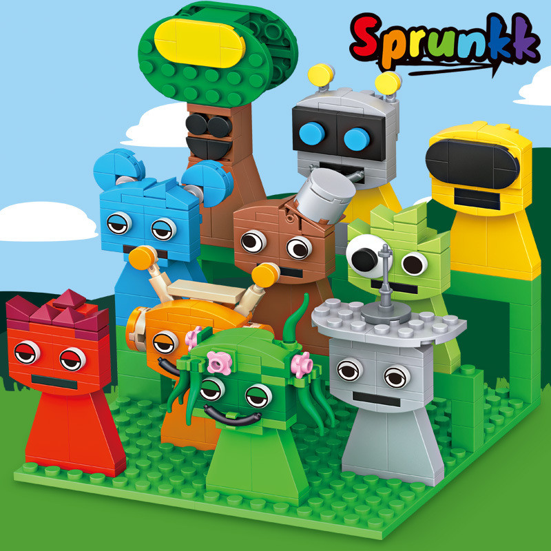 9pcs MOC Figures Building Bloc - Kids Toys Easter บทวิจารณ์และราคา