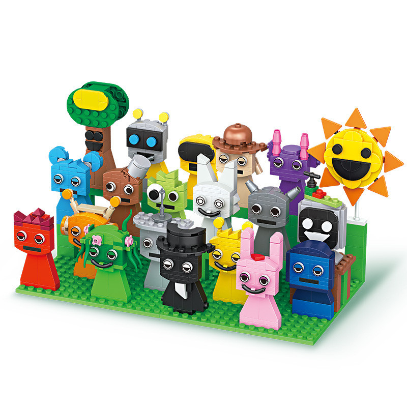 9pcs MOC Figures Building Bloc - Kids Toys Easter บทวิจารณ์และราคา