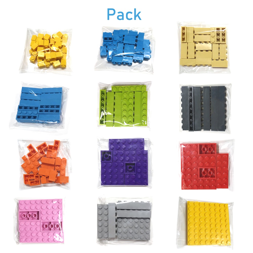 200 PCS 2x4 Dot DIY Building B - Lego Set Creator บทวิจารณ์และราคา