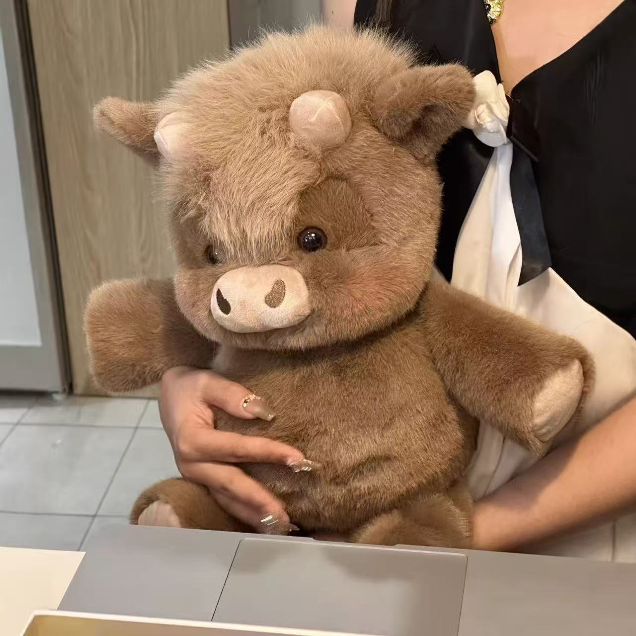ตุ๊กตาโคขนนุ่มคุณภาพสูง น่ากอด - Kids Toys Deals บทวิจารณ์และราคา
