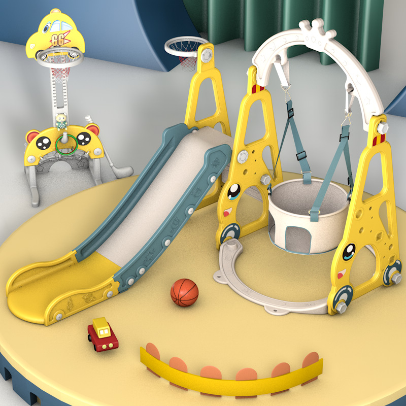 ชุดสไลเดอร์และชิงช้า 7-in-1 สำ - Kids Toys Entertainer บทวิจารณ์และราคา