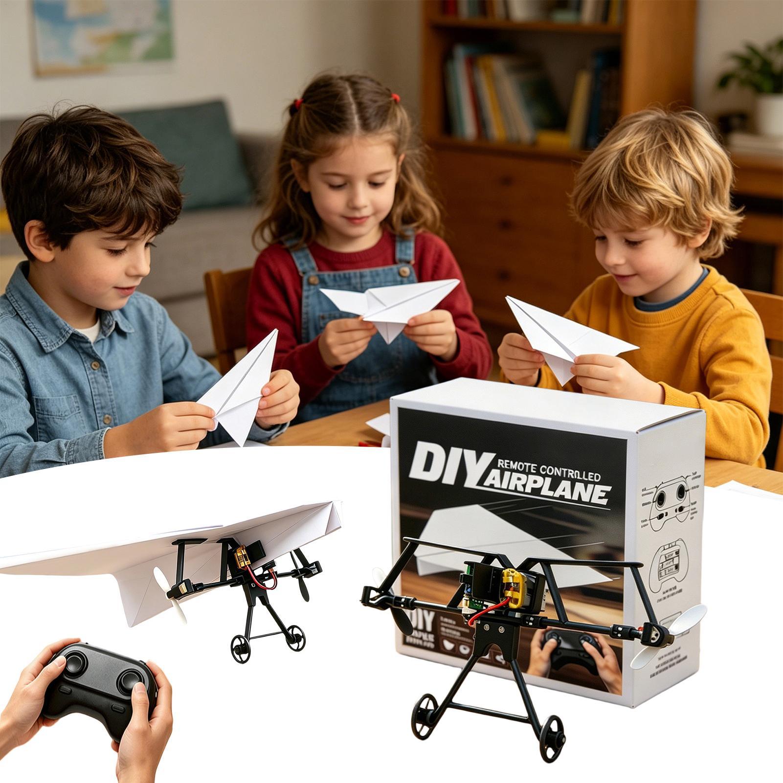 ชุดเครื่องบินกระดาษ DIY RC พร้ - Kids Toys Electric บทวิจารณ์และราคา
