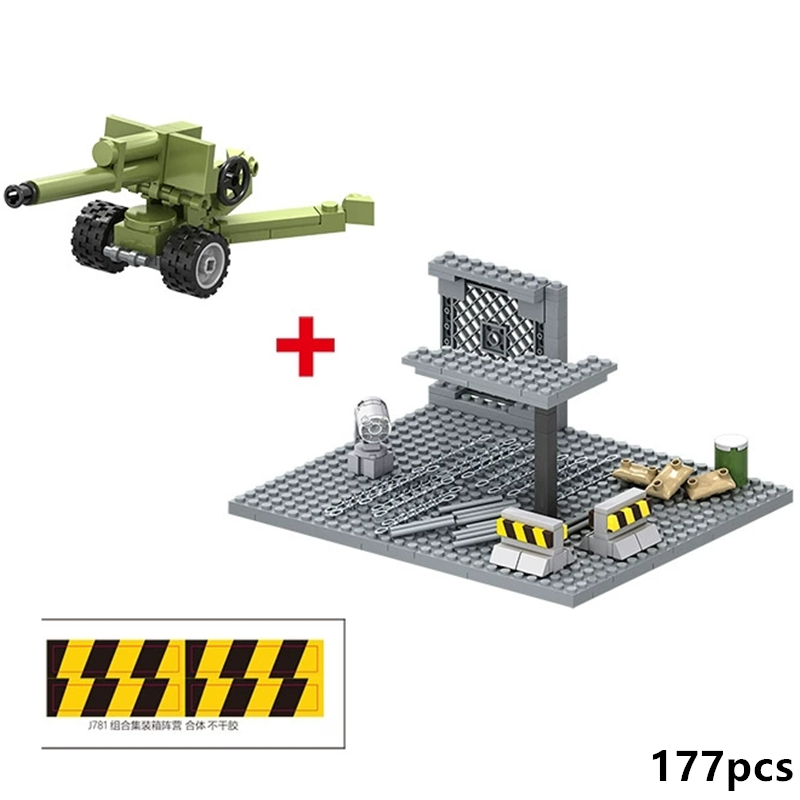 ชุดตัวต่อแบบจำลองสถานการณ์สนาม - Kids Toys Set บทวิจารณ์และราคา