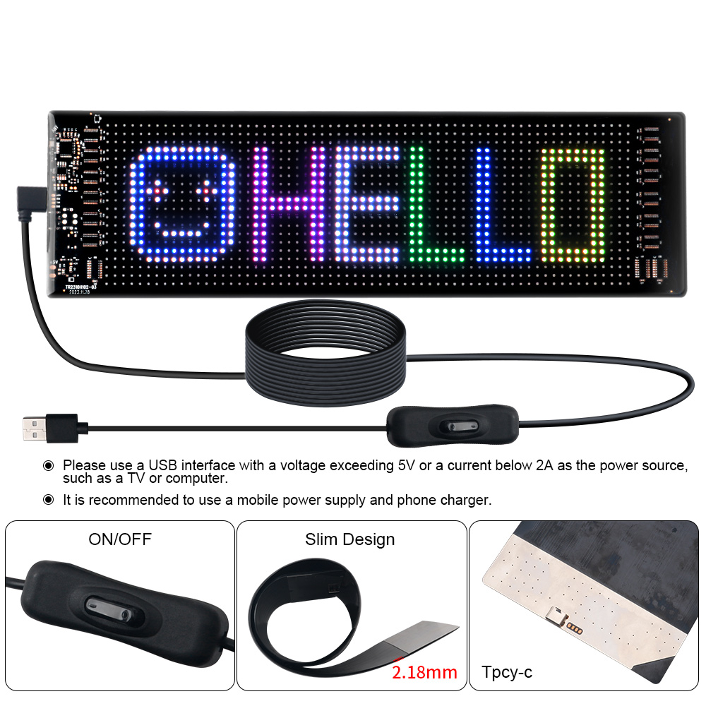 แผงไฟ LED เมทริกซ์แบบเลื่อนข้อ - Remote Control Car บทวิจารณ์และราคา