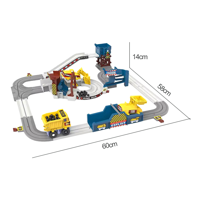 ชุดรางรถไฟแข่งรถขุดเหมืองไฟฟ้า - Kids Toys Electric บทวิจารณ์และราคา