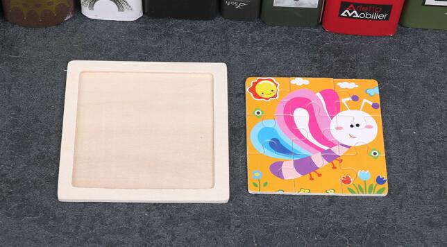 4 ชิ้น/ล็อต 3D ไม้จิ๊กซอว์ปริศ - Kids Toys Deals บทวิจารณ์และราคา