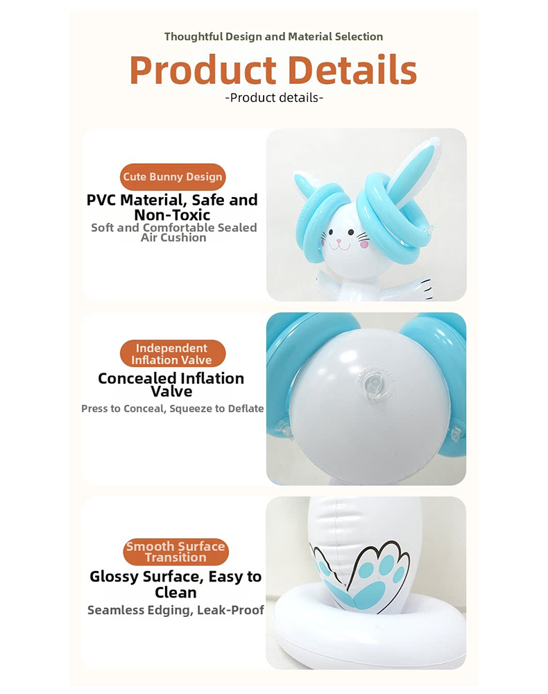 เกมโยนห่วงกระต่ายเป่าลมธีมอีสเ - Kids Toys Easter บทวิจารณ์และราคา