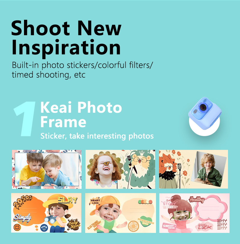กล้องถ่ายรูปสำหรับเด็ก พิมพ์ภา - Toys For Kids Video บทวิจารณ์และราคา