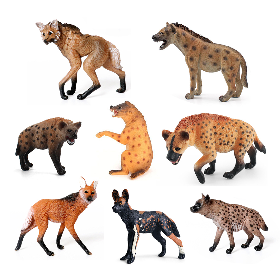 สมจริงพลาสติกสัตว์ป่า Hyena,Ma - Kids Toys Under 1 Year บทวิจารณ์และราคา