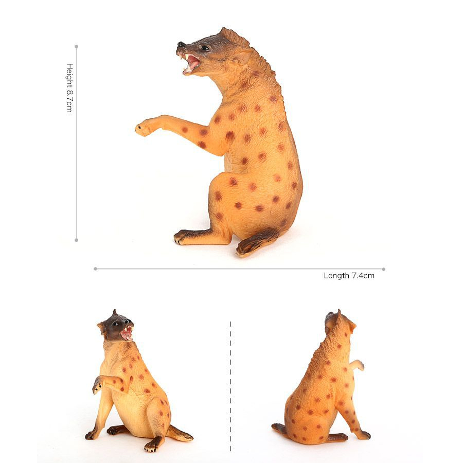 สมจริงพลาสติกสัตว์ป่า Hyena,Ma - Kids Toys Under 1 Year บทวิจารณ์และราคา
