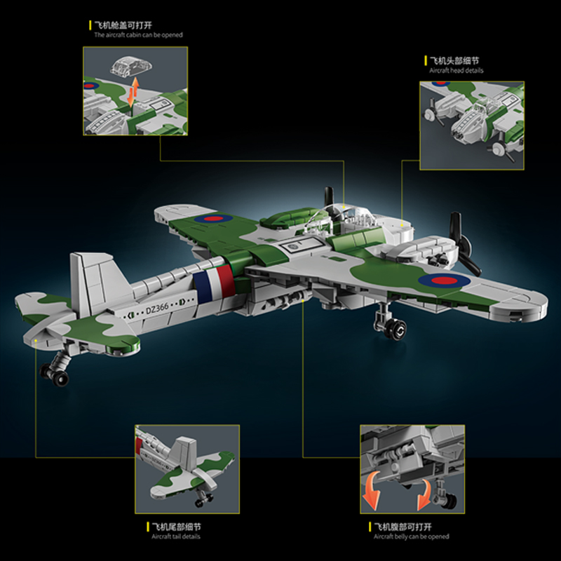 UK ทหาร WW2 De Havilland ยุง A - Kids Toys Uk บทวิจารณ์และราคา