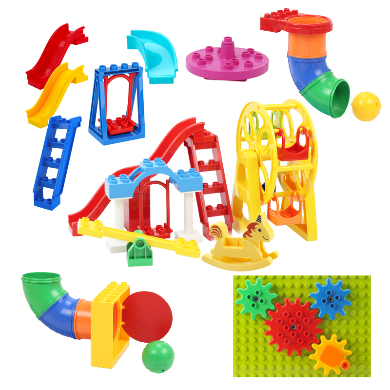 บล็อกอาคารขนาดใหญ่สนามเด็กเล่น - Lego Set Creator บทวิจารณ์และราคา