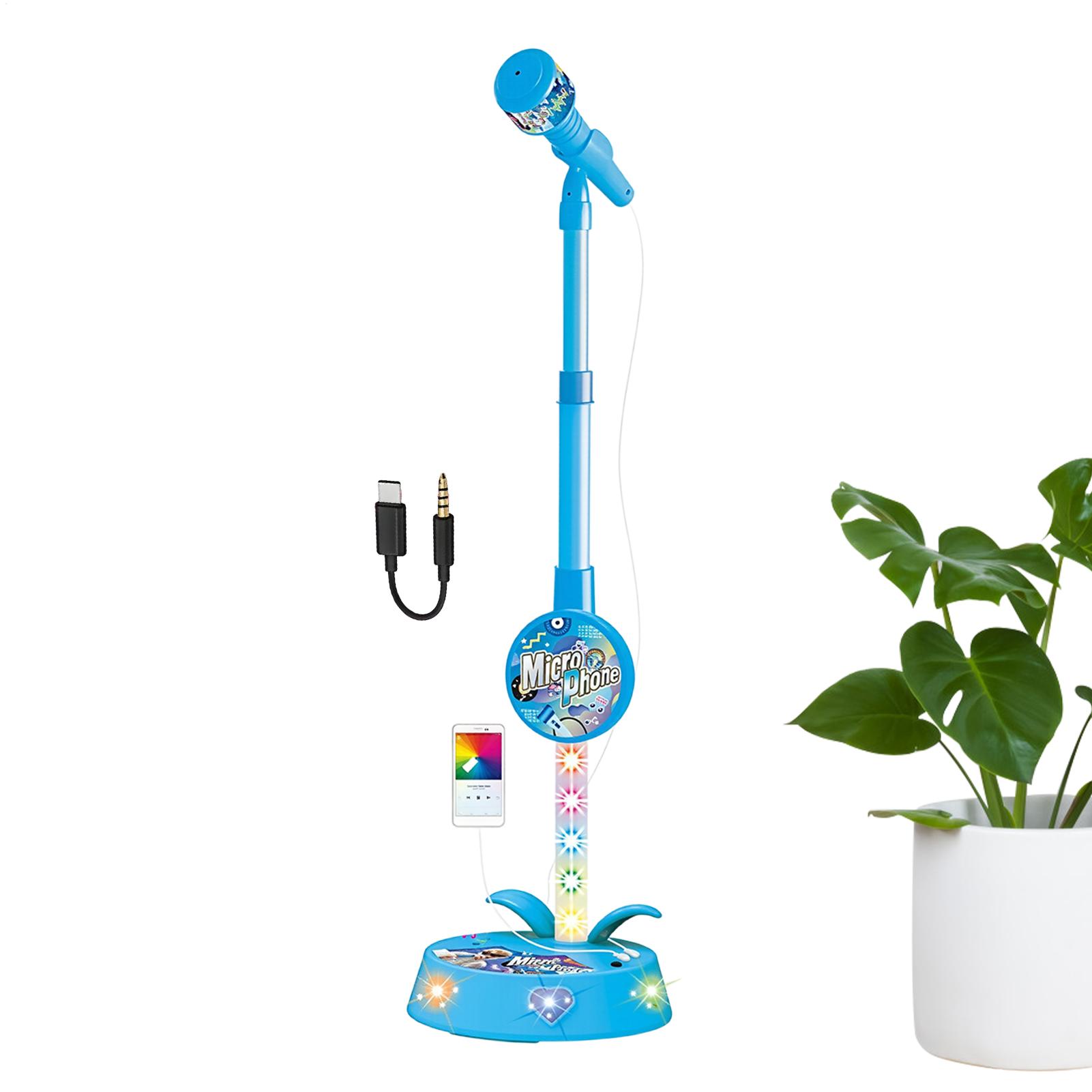 ไมโครโฟนสำหรับเด็กพร้อมขาตั้ง  - Kids Y Toys บทวิจารณ์และราคา