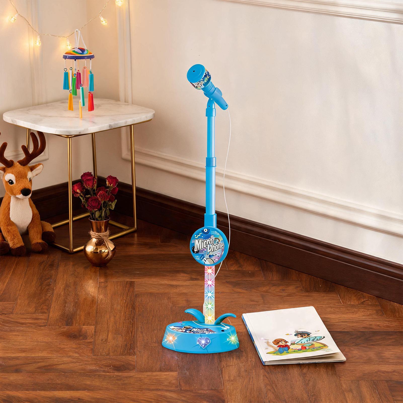 ไมโครโฟนสำหรับเด็กพร้อมขาตั้ง  - Kids Y Toys บทวิจารณ์และราคา